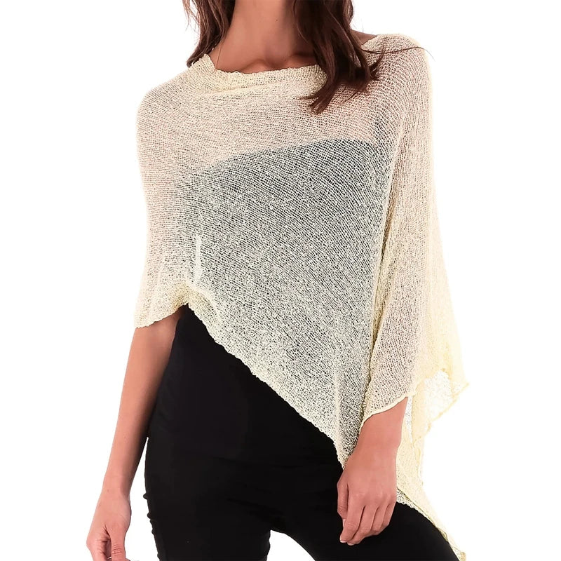 Irregular Knitted Crop Top Pullover